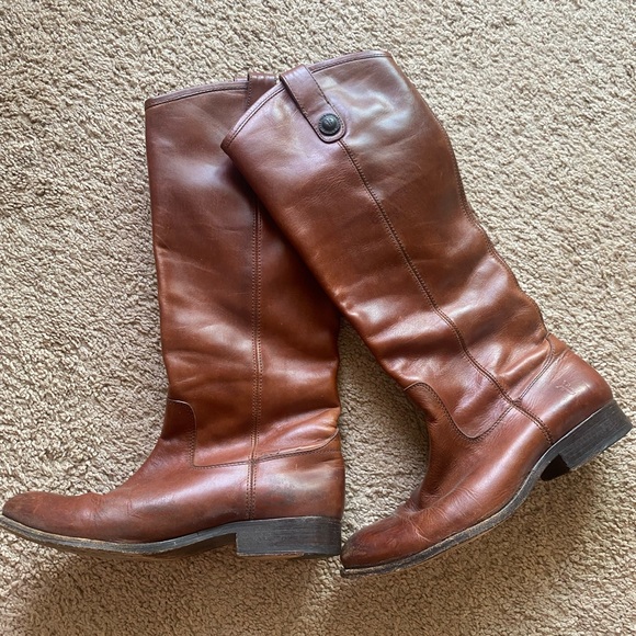 FRYE Melissa Button 2 Riding Boots - Picture 2 of 4